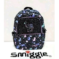 (ORIGINAL) Smiggle Wild Side Classic Backpack/SD/SMP Children's Backpack - Black Cat