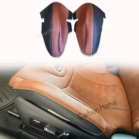 Brown Carbon Bucket Seat Bolster Protector Set For BMW M2 M3 M4 M5 M8 GTS/CS/Competition/Touring G87
