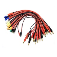 Imax B6 Charge Line 4.0mm Banana Plug to Amass MPX AS150 XT90 TRX XT60 EC5 With 12AWG Silicone Cable