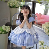 POOL KIDS_ PRINCESS ELSA DRESS ELSA DRESS FROZEN COSTUME PRINCESS COSTUME