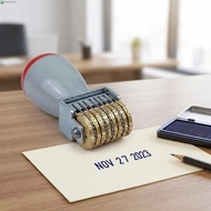 NEEDWAY Adjustable Number Stamp, 8 Digit 10 Digit Metal Number Stamp, Solid Metal Stamp Head Rotatab