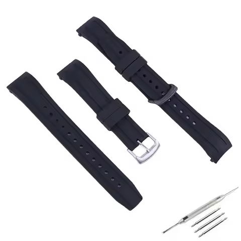Men silicone watch strap accessories compatible for Citizen E168 B740 BJ2110 BN0085 Pin buckle 22mm 