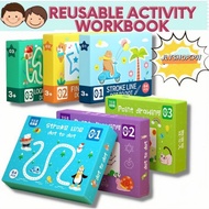 Loveni Reusable Tracing Activity Book For Kids Educational