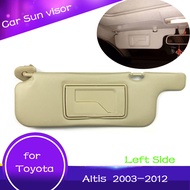 Interior sunvisor for Toyota Corolla altis 2001 2002 2003 2004 2005 2006 2007 G9 Left side make-up m