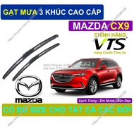 High-quality 3-section wiper, Mazda CX9 windshield silicone wiper, bag windshield wiper for Mazda CX