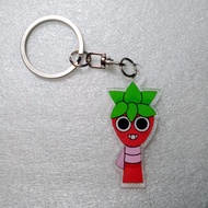 GANTUNGAN SPROUT Dandy's World Acrylic Keychain Sprunki Version / Dandys World Sprout KeychainKeycha
