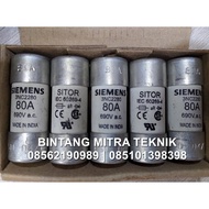 FUSE CYLINDRICAL SIEMENS 3NC2280 80A 690V 22x58