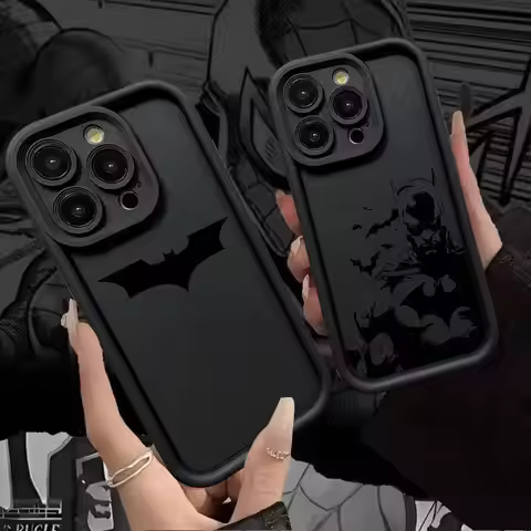 Black-B Movie Phone Bat-ManS Case For iPhone 17 16e 16 15 14 13 12 11 mini Pro Max X XR 8 7 Air Plus