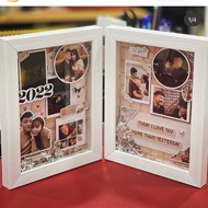 3D Double Photo Frame, Hanhmade Love Photo Frame