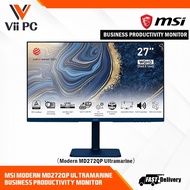 MSI Modern MD272QP Ultramarine 27 Inch (2560x1440 (WQHD)) IPS Type-C 75Hz FreeSync KVM Monitor