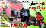 DOMINO LEFT SWITCH for HONDA CLICK 160 PLUG and PLAY