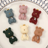 Silicone mold for making 3 sitting bears