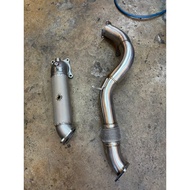 Honda Civic FL5、FK8 Type R Revo Downpipe Copy RV6、Front Pipe