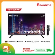Aconatic ทีวี 32 นิ้ว LED HD Android TV 11.0 รุ่น 32HS600AN แอนดรอยทีวี สมาร์ททีวี (รับประกัน 3 ปี)