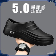 Ready Stock Delivery the Next Day 🔥Anti-Slip Work Shoes with Insole Chef Shoes Anti-Slip Nurse Shoes