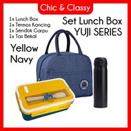 TERMOS Yuji SET || Lunch Box + Button Thermos + Lunch Bag + Cutlery / Lunch Box / Lunch Box