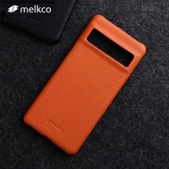Melkco Genuine Cowhide Leather Phone Case For Google Pixel 10 Pro Google 9 Pro XL 8 7 Hard Cover