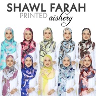 Tudung Shawl Farah Printed (Borong)