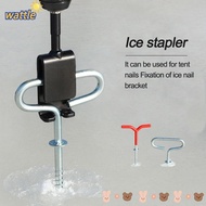 WATTLE Ice Anchor, Ice Fishing Set Up Ice Anchor Power Drill Adapter, Universal Shelters Quick Easy Power Drill Adapter Ice fishing