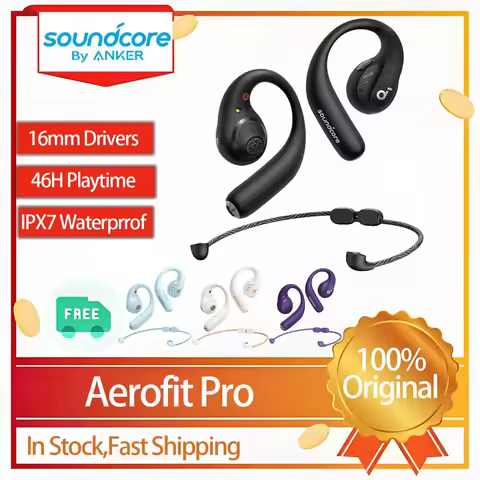 Original by Anker Soundcore AeroFit Pro Open-Ear Headphone 16.2mm Wireless Bluetooth Sport Earphone 