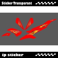 TRANSPARENT STRIPING/ STICKER AEROX OLD CUSTOM MCQUEEN VIRAL STICKER CAN BE CUSTOMIZED