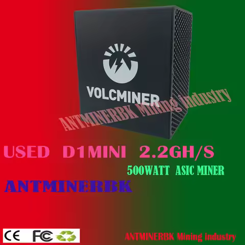Doge Coin Miner VolcMiner D1 Mini Pre 2200Mh/s 500W Doge Miner Algorithm Scrypt Mining VolcMiner Dog