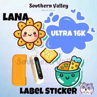 【100% ORIGINAL】ULTRA 16K Cute Cartoon Fruit Sticker 1.6CM - 16CM DISPOSABLE Labels Stationery 16000 