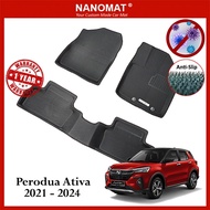 NANOMAT Carpet Perodua Ativa 2021 - Present Car Mat