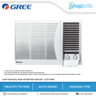 Gree GJ12-6NM 1.5HP Window Type Manual Non-Inverter Aircon