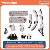 Engine Timing Chain Kit Fit 3.0 L For Subaru Outback Legacy B9 Tribeca ECCPP 3.0L EZ30 EZ30D EZ30R H