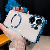 VIVO X200 FE 2025 New Case Magnetic Shockproof Transparent With Magnet Ring 2025 New Design Clear Ca