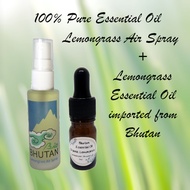 Bhutan Lemongrass Air Refresher Spray with Pure Lemongrass Essential Oil aroma aromatherapy Pure Ess