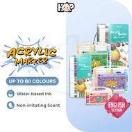 80/60/48 ENMY Colour Acrylic Paint Marker Pen Waterproof Marker Pen Colour Kids Drawing Acrylic Mark