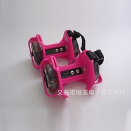 【HUIESON】Hot Wheels Heelys shoes childrens PVC luminous roller skates three-color walking shoes