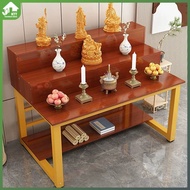 Buddha Table Altar Household Minimalist Modern Style Three-Layer Buddha Shrine Incense Desk Simple Buddha Worship Table Fairy Worship Table
