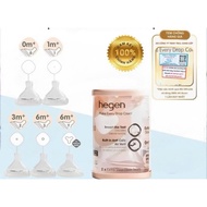 Hegen Milk Bottle Replacement Nipples 0m+, 3m+, 6m+ And Y Cut 6m+ - Genuine