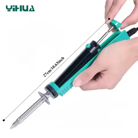 YIHUA 929D-V Tin Sucker Electric Desoldering Iron Solder Sucker Desoldering Pump With Desoldering No