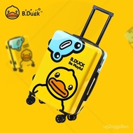 ‍🚢B.DuckSmall yellow duck20Children's Trolley Case-Inch Universal Wheel Student Gift Frog Pattern Boarding Bag Luggage