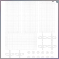4 Pcs Clear Separator Aquarium Grid Divider Tray 30.00X15.00X0.50CM Transparent PP junshaoyip