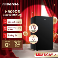 Tủ lạnh mini 94 Lít Hisense HR09DB làm lạnh siêu nhanh tiết kiệm điện vận hành êm ái ít tiếng ồn bảo