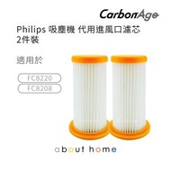CarbonAge - Philips 吸塵機 代用進風口濾網 (Philips FC8220 FC8208適用) [D07]