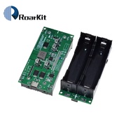 Type-C 15W 3A 18650 Lithium Battery Charger Module DC-DC Step Up Booster UPS Power Supply / Converte