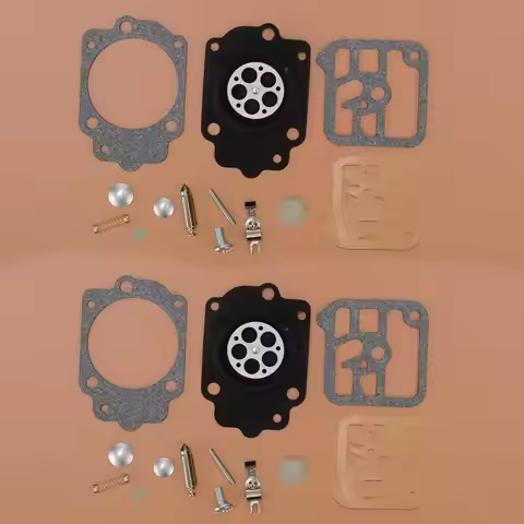 2 Sets Carburetor Repair Rebuild Kit Fit for Dolmar 112 113 114 Tillotson New