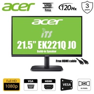 Acer 21.5" EK221Q HBI VA / EK221Q E3BI IPS 100Hz / EK221Q J0 1ms FHD Monitor