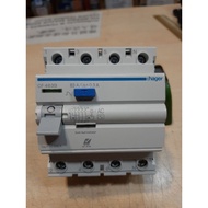 hager 63A 4P 100A 4P RCCB ELCB 4 POLE 63A 100A - CF463B 4P 63A 300mA CF484B 4P 100A 300mA inter diff