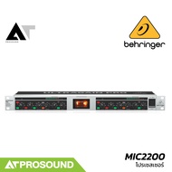Behringer ULTRAGAIN PRO MIC2200 ปรีแอมป์ จำนวน 2 ช่อง ช่วงความถี่ 10 Hz - 200 kHz AT Prosound