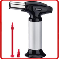 Butane Torch Professional Kitchen Torch Lighter With Safety Lock Adjustable Flame Refillable Butane 