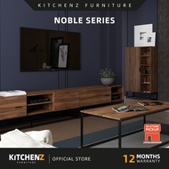 KitchenZ Noble Neva Series TV Cabinet Metal Leg Kaki Besi Almari Kabinet Drawer Chest Shoe Cabinet W