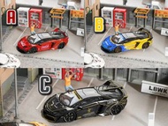 LBWK 1:64合金模型，埃文LP700-4大牛！LB 3.0寛體改装剪影版，Silhouette Works Aventador GT Evo。新3色預售中，CocaCola / Spoon / 