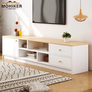 MOHIKER Tv Cabinet Simple Oak Color Tv Cabinet Console Small Living Room 140cm Storage Cabinet MO320